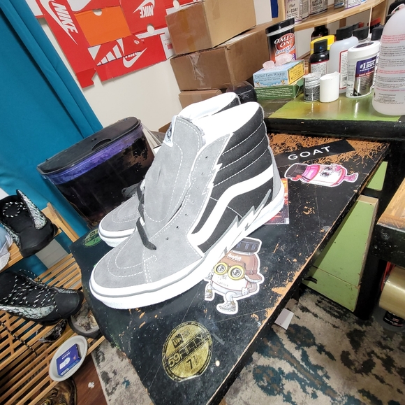 Vans old school Sk8 high mens size 9 - Picture 2 of 9